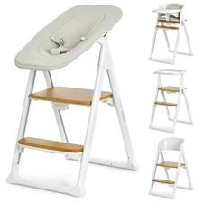 Стульчик El Camino Growee ME 1222 White белый, трансформер 4 в 1